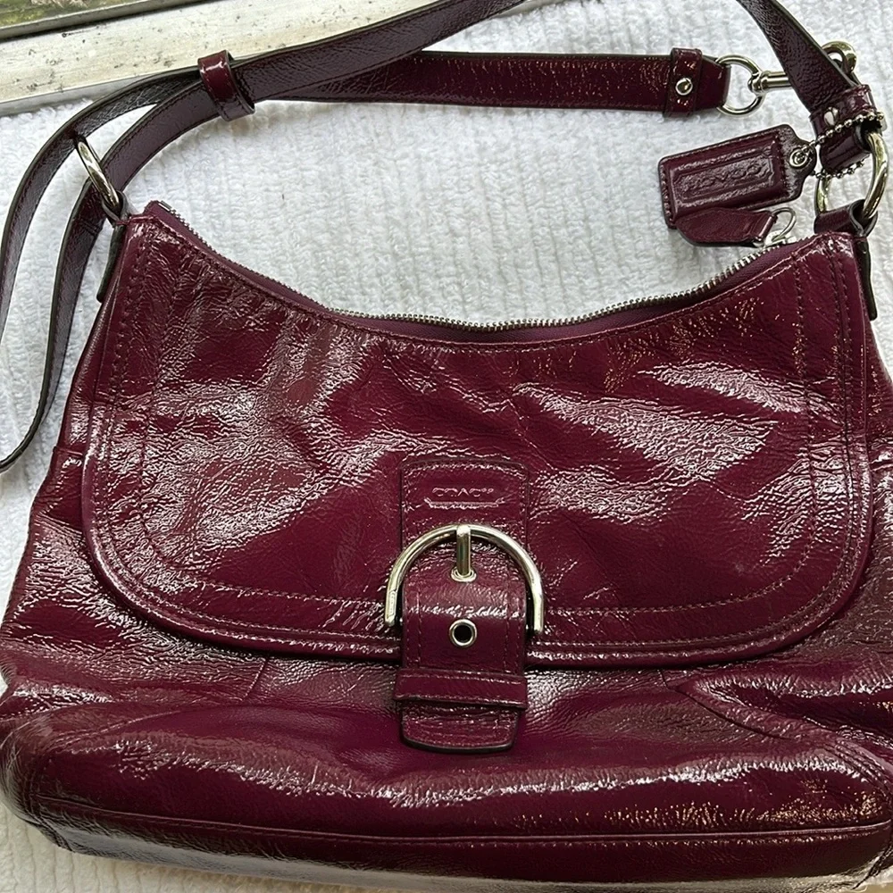 Coach Patent leather bag EUC - Picture 4 of 15
